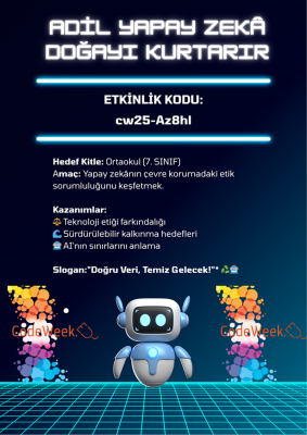 ADİL YAPAY ZEKA DOĞAYI KURTARIR